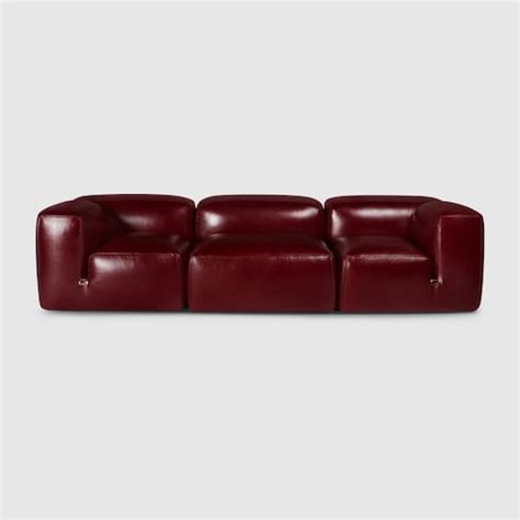 gucci divano|Gucci rosso ancora sofa.